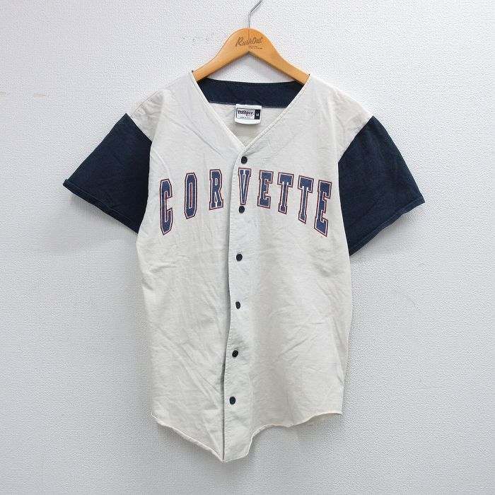 古着通販 S☆古着 半袖 ベースボール シャツ メンズ 90年代 90s