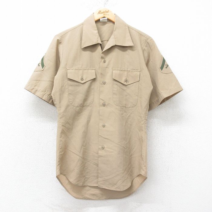 古着通販 S☆古着 半袖 ミリタリー シャツ メンズ 80年代 80s