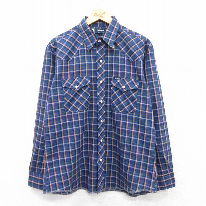 80〜90年代 Wrangler ラングラー 半袖ウエスタンシャツ