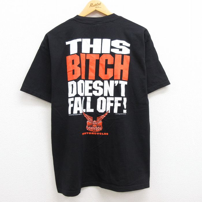 ハーレーダビッドソン 半袖 Tシャツ 90's デイトナ 両面 黒