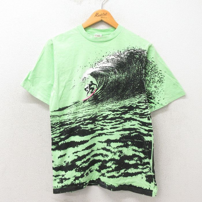 古着通販 M☆古着 Crazy Shirts 半袖 ビンテージ サーフ Tシャツ