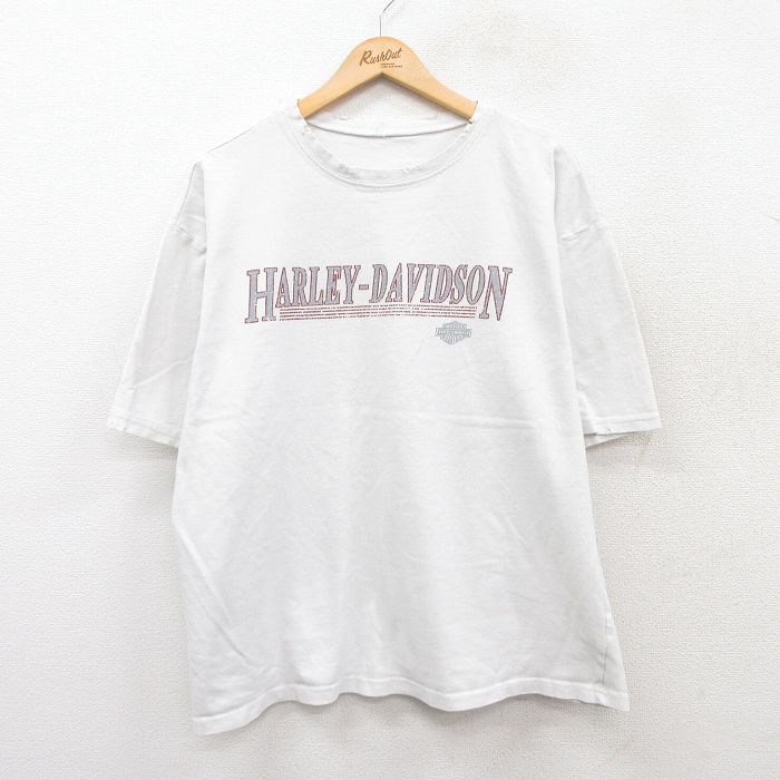 古着通販 XL☆古着 ハーレーダビッドソン 半袖 Tシャツ メンズ