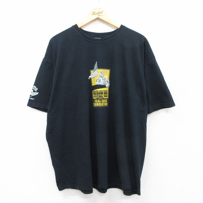 US古着◆ウェスタン フリンジ Tシャツ 半袖 ブラック メンズXL d143-01-0163_21.jpg