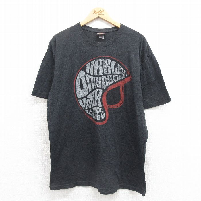 古着通販 XL☆古着 ハーレーダビッドソン 半袖 Tシャツ メンズ