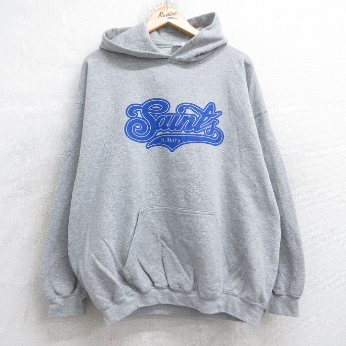 古着通販 XL☆古着 長袖 スウェット パーカー メンズ 00年代 00s