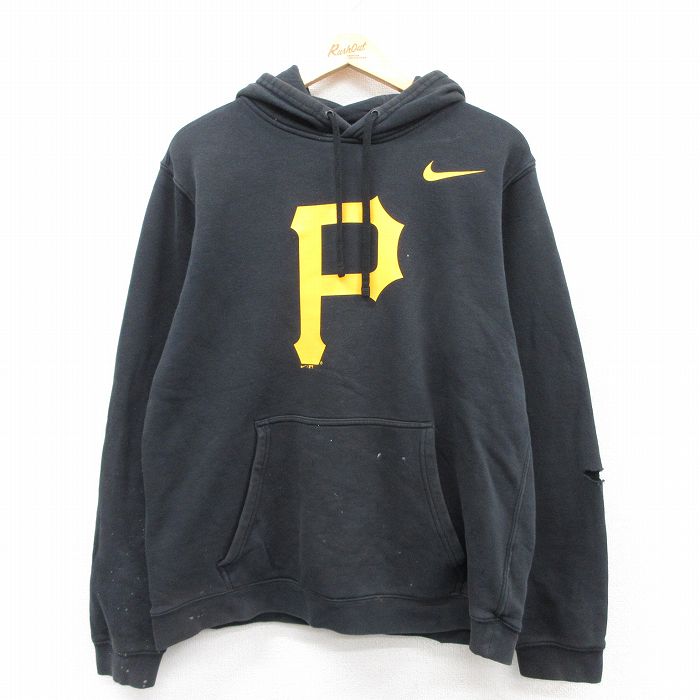 古着通販 XL☆古着 ナイキ NIKE 長袖 スウェット パーカー メンズ MLB
