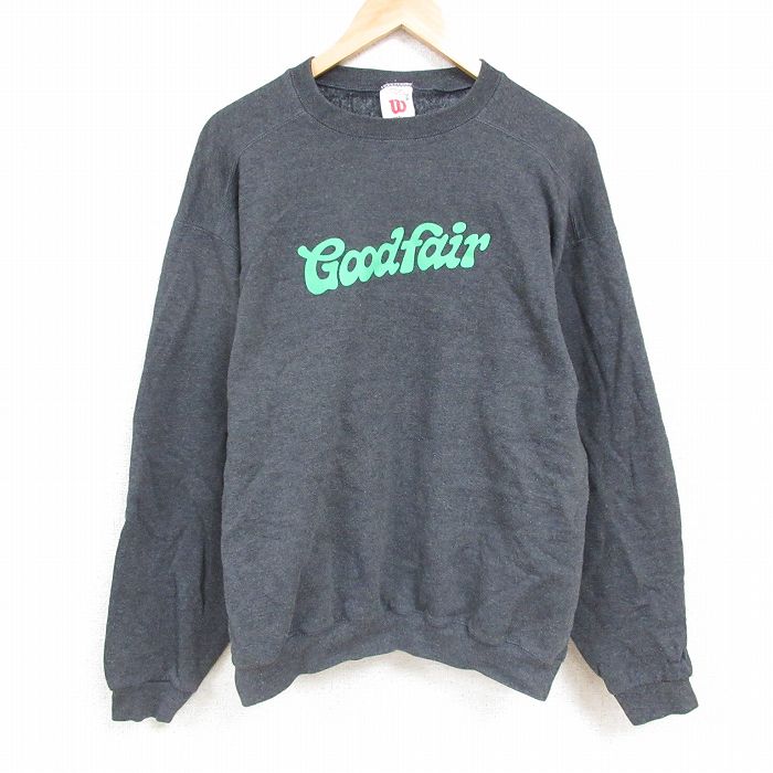THE   スウェットシャツ（古着）XL 楽天市場】【中古】【古着】 MC Sportswear ロゴ スウェット