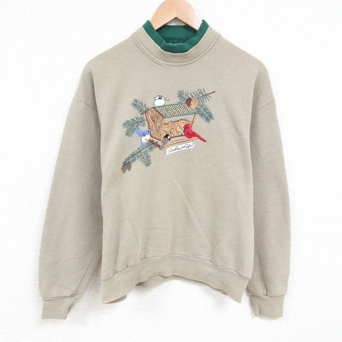 古着通販 L☆古着 長袖 スウェット メンズ 90年代 90s ショウ