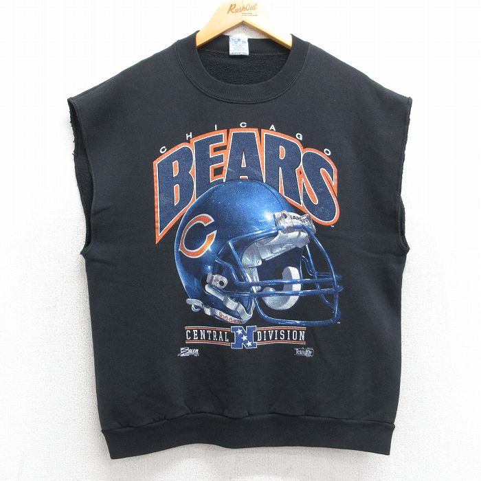 古着通販 L☆古着 ノースリーブ スウェット メンズ 90年代 90s