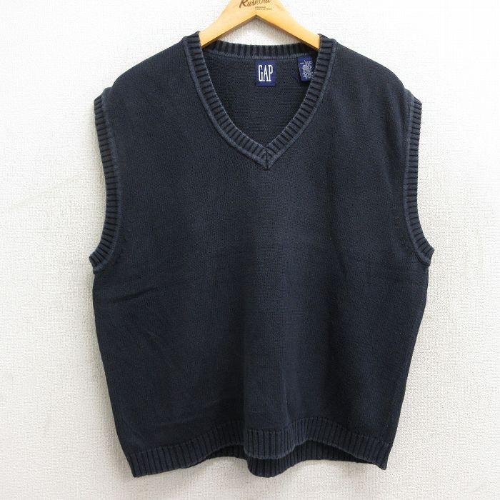 古着通販 L☆古着 ギャップ GAP ニット ベスト メンズ 90年代 古着通販 L☆古着 ギャップ GAP ニット ベスト メンズ 90年代