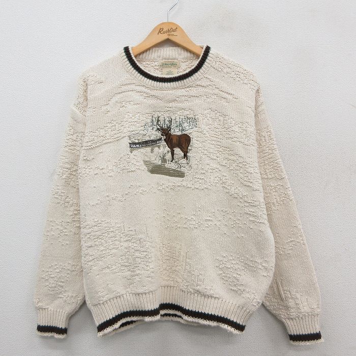 古着通販 XL☆古着 セントジョンズベイ 長袖 セーター メンズ 90