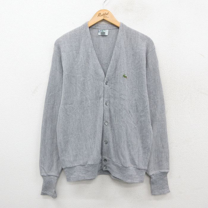 LACOSTE ラコステ ニット　カーディガン　ブラウン　izod 90s 古着 古着通販 L☆古着 ラコステ LACOSTE IZOD 長袖 ブランド ニット