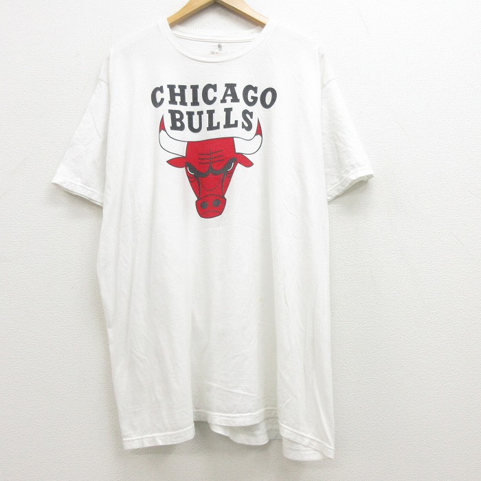 古着通販 XL☆古着 半袖 Tシャツ NBA シカゴブルズ 大きいサイズ 