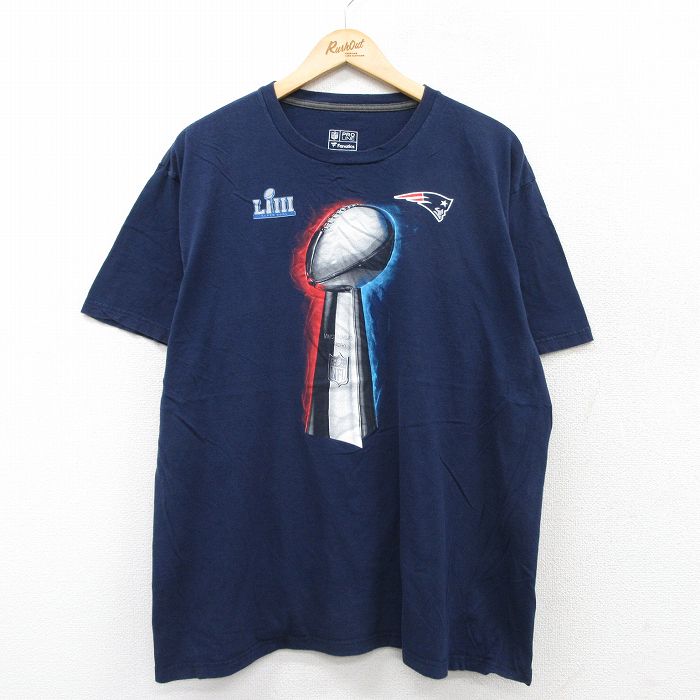 古着通販 XL☆古着 半袖 Tシャツ メンズ NFL ニューイングランド