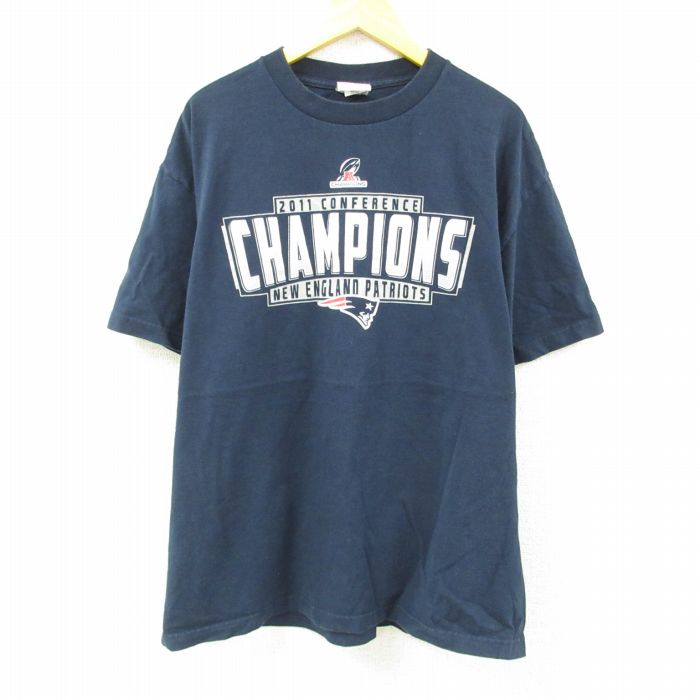 古着通販 XL☆古着 半袖 Tシャツ メンズ NFL ニューイングランド