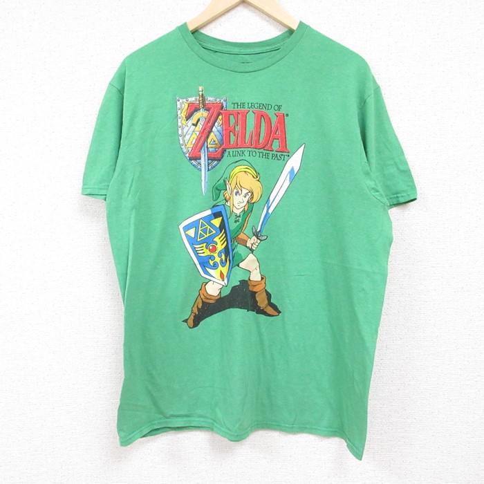 【ゲームTee】 ゼルダの伝説　ヴィンテージ 楽天市場】ZELDA キャラクターTシャツ ヴィンテージ ブラック