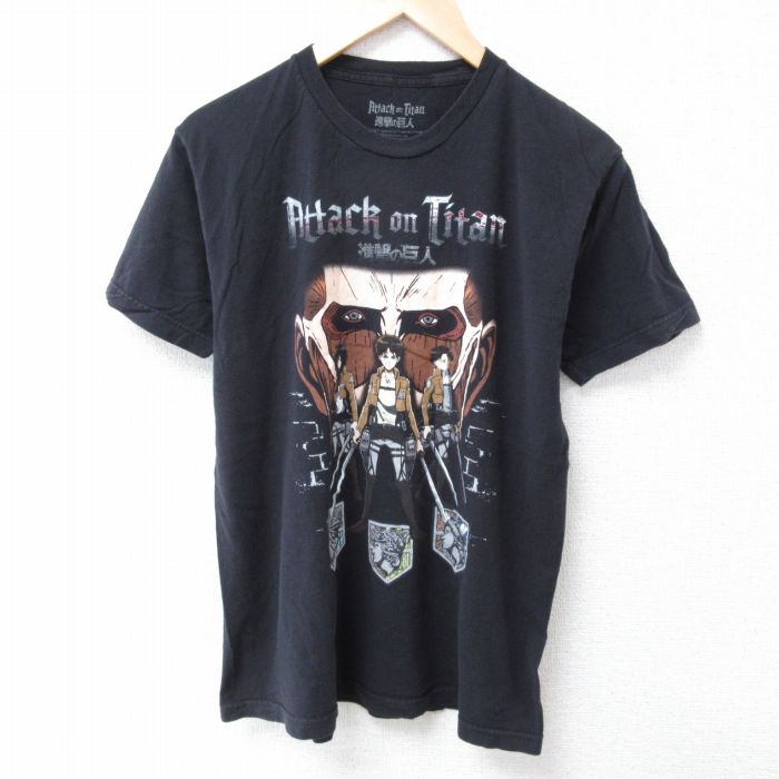 古着通販 L☆古着 半袖 Tシャツ メンズ アニメ 進撃の巨人