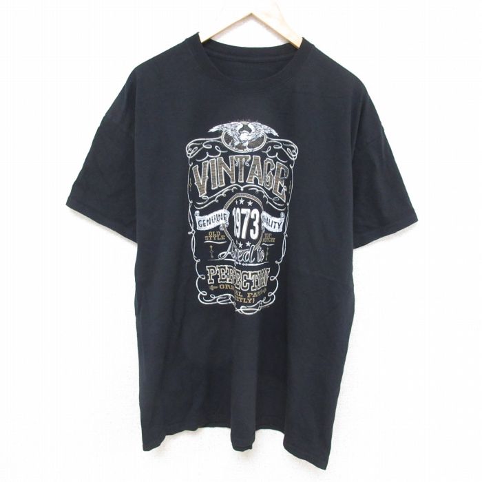 古着通販 XL☆古着 半袖 Tシャツ メンズ 大きいサイズ クルー
