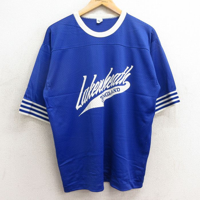 70s USA製 ARTEX フットボールTシャツ SYRACUSE ネイビー