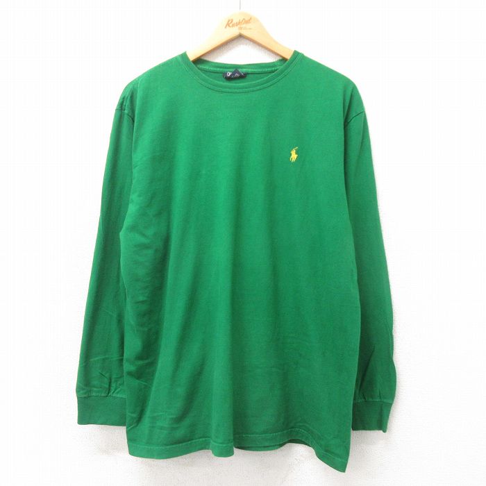 古着通販 XL☆古着 ラルフローレン 長袖 ブランド Tシャツ