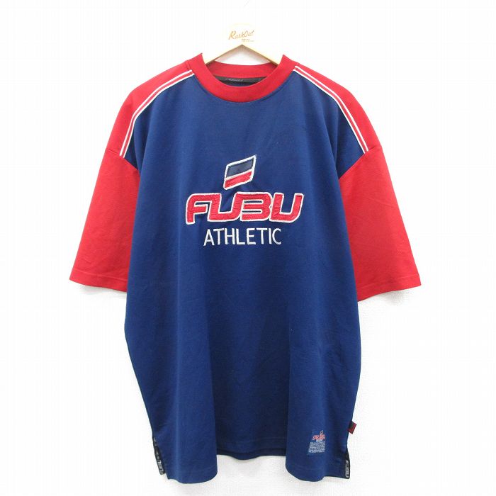 FUBU ベースボールシャツ ナンバリングシャツ ネイビー 紺 ホワイト 白 FUBU ベースボールシャツ ナンバリングシャツ ネイビー 紺