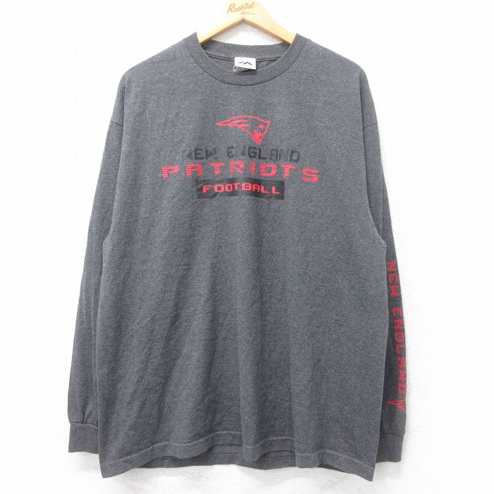 古着通販 XL☆古着 マジェスティック 長袖 Tシャツ メンズ NFL