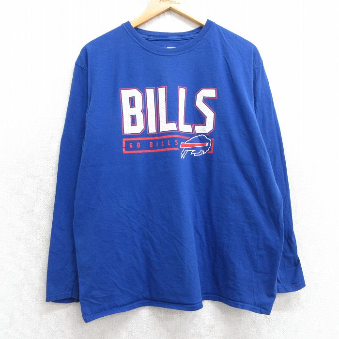 古着通販 XL☆古着 長袖 Tシャツ メンズ NFL バッファロービルズ