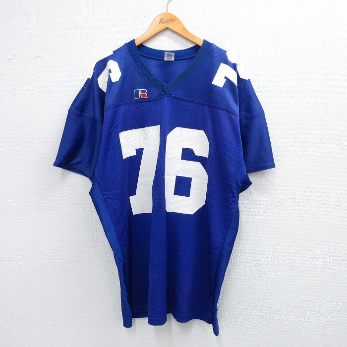 ビンテージ　80s ラッセル　フットボールT USA製 80s USA製 ラッセルアスレチック ラグラン フットボールTシャツ