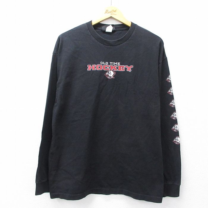 古着通販 XL☆古着 長袖 ビンテージ Tシャツ メンズ 90年代 90s