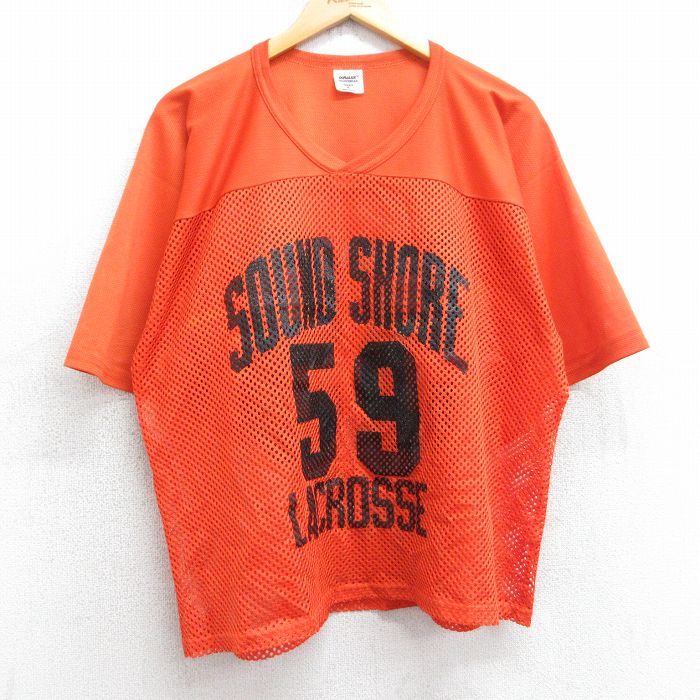 古着通販 XL☆古着 半袖 ビンテージ フットボール Tシャツ