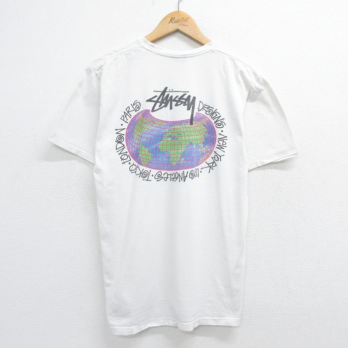 古着通販 M☆古着 ステューシー stussy 半袖 ブランド Tシャツ