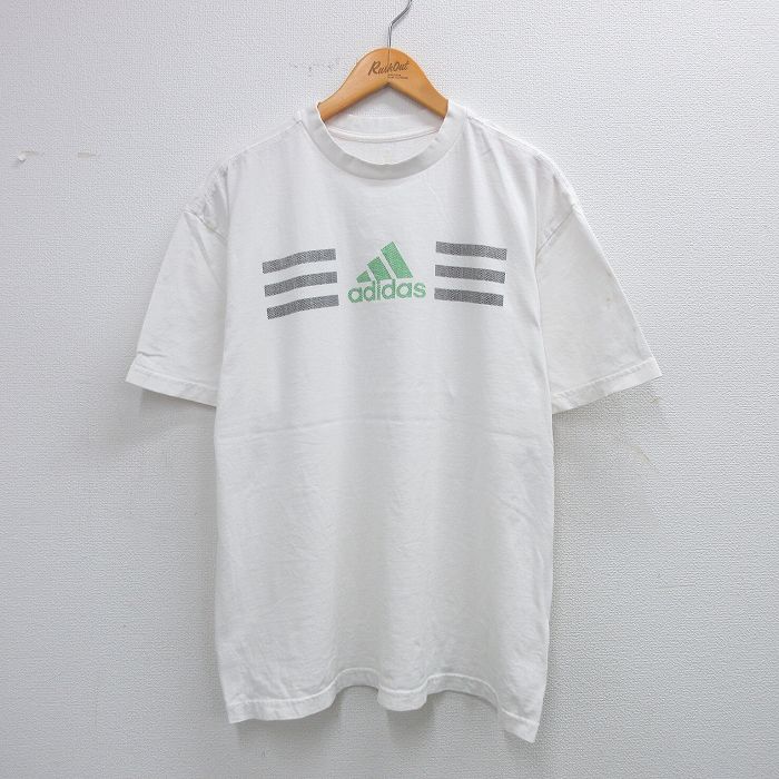 adidas ニュルンベルク 半袖 スウェット Tシャツ 古着 ビッグロゴ L adidas ニュルンベルク 半袖 スウェット Tシャツ 古着