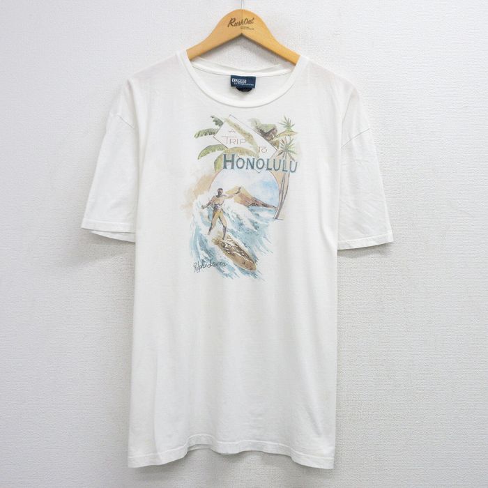 古着通販 XL☆古着 ラルフローレン 半袖 ブランド Tシャツ