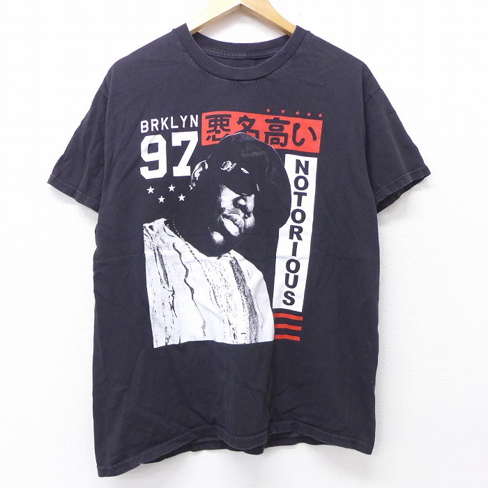 古着通販 L☆古着 半袖 ヒップホップ ラップ Tシャツ ノトーリアスBIG