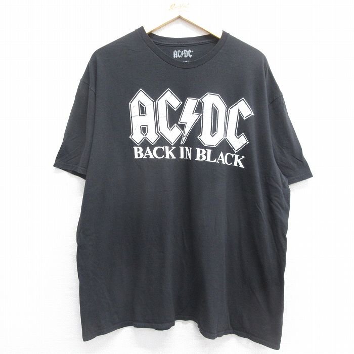 古着通販 XL☆古着 半袖 ロック バンド Tシャツ メンズ AC/DC