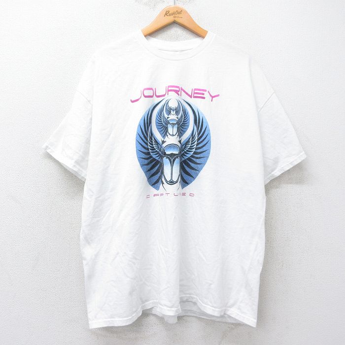 古着通販 XL☆古着 半袖 ロック バンド Tシャツ メンズ