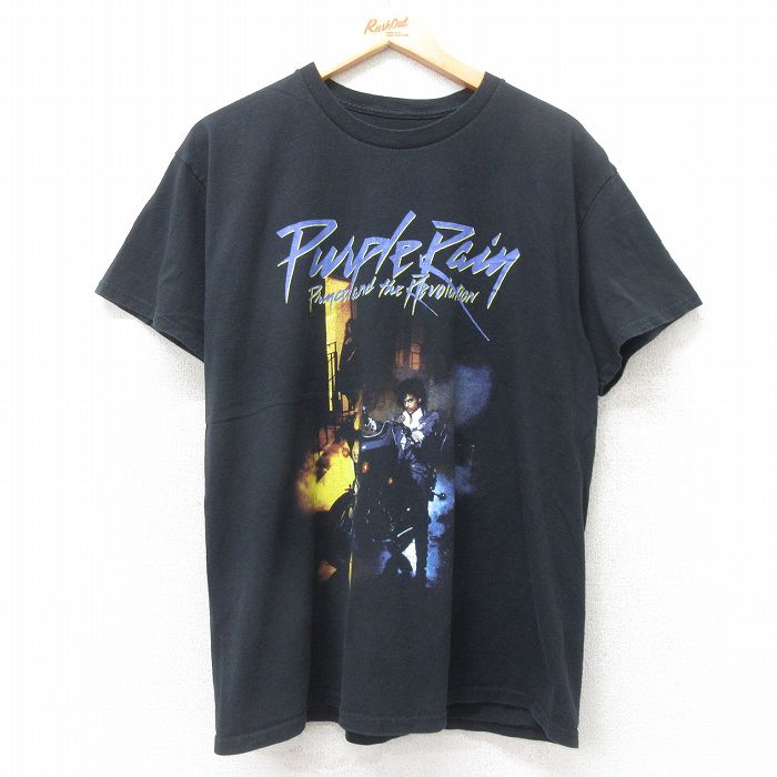 古着通販 L☆古着 半袖 ロック バンド Tシャツ メンズ プリンス