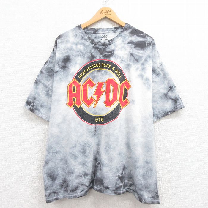 半袖TシャツXLグレー タイダイ ロック Rogerwaters バンT バンド 古着】バンドTシャツ バンT ワンオク ONE OK LOCK ストリート
