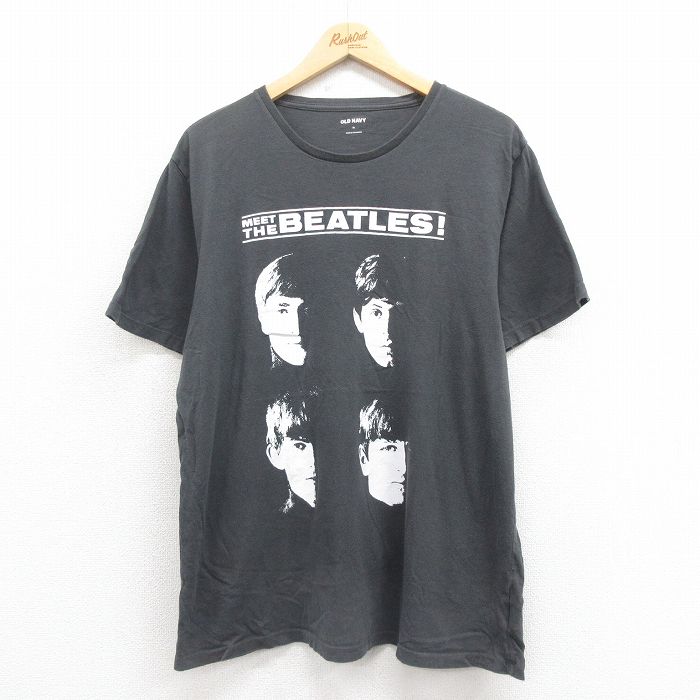 古着　90s　ビートルズ　Tシャツ　XLサイズ　わさび色　バンドT　ロックT * 古着 90s ビートルズ Tシャツ XLサイズ わさび色 バンドT ロック