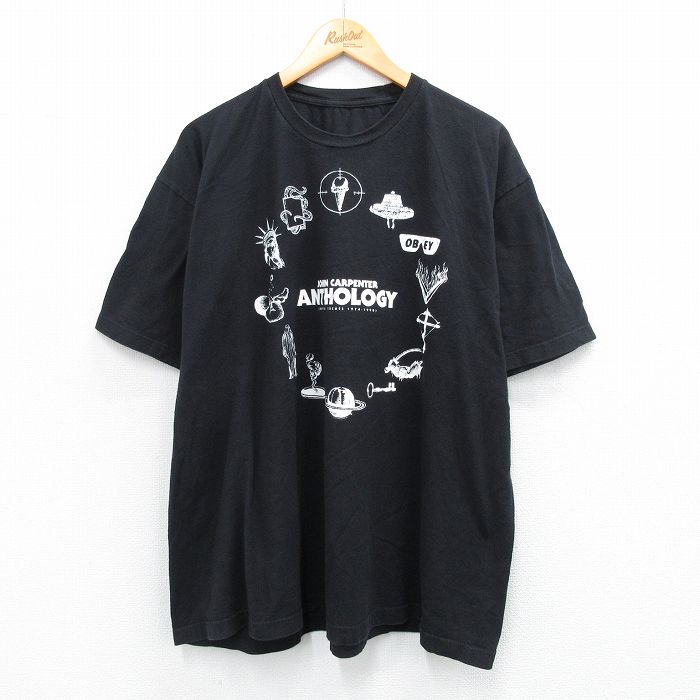 古着通販 XL☆古着 半袖 ロック バンド Tシャツ メンズ ジョン