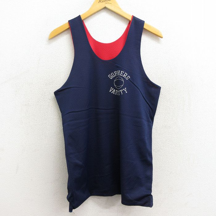 売れ筋がひ贈り物！ Champion USA 古着 USA ならせ バスケットボール Vネック ベスト ウェア