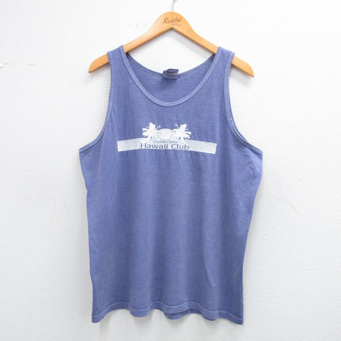 古着通販 XL☆古着 ノースリーブ Tシャツ メンズ 90年代 90s
