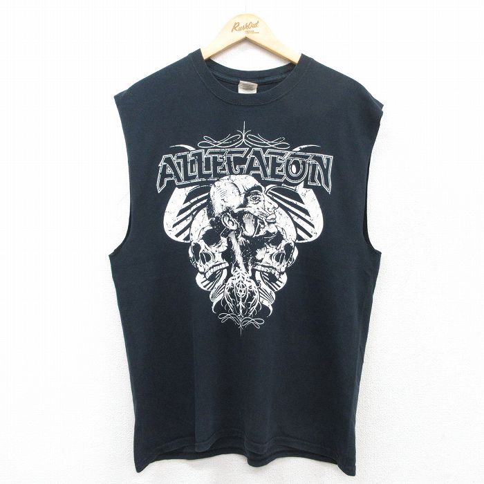 古着通販 L☆古着 ノースリーブ ビンテージ ロック バンド Tシャツ