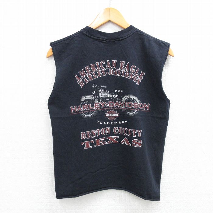 00s Harley-Davidson ノースリーブ カットオフ XL 00s Harley-Davidson ノースリーブ カットオフ XL 【公式通販】