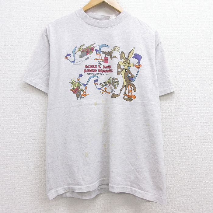 90s ヘインズ製Ｔシャツ 半袖　　アメカジ　ロードランナー　LOUNIE