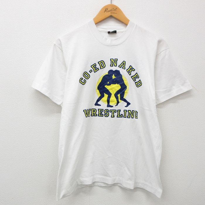 古着通販 M☆古着 半袖 ビンテージ Tシャツ メンズ 80年代 80s