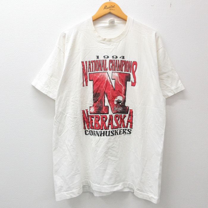古着通販 XL☆古着 半袖 ビンテージ Tシャツ メンズ 90年代 90s