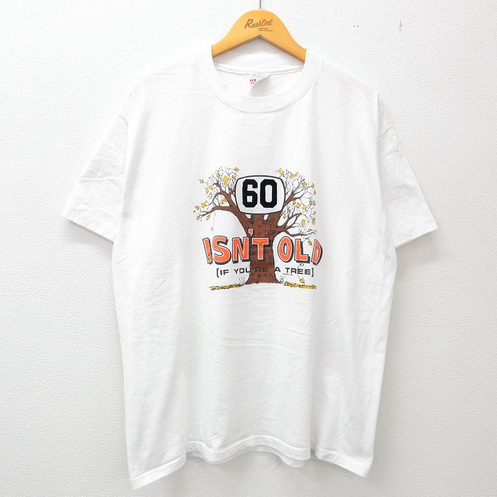 古着通販 XL☆古着 ヘインズ 半袖 ビンテージ Tシャツ メンズ 90年代 ...