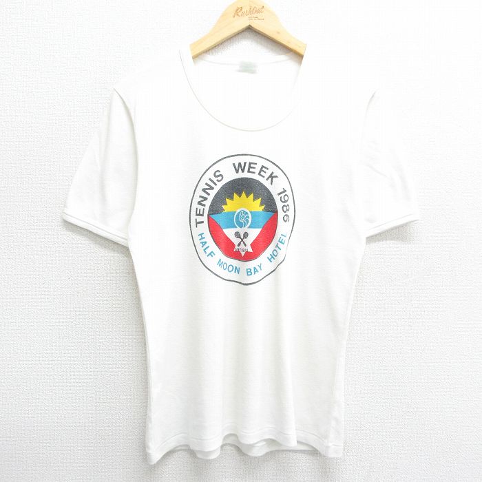 古着通販 M☆古着 半袖 ビンテージ Tシャツ メンズ 80年代 80s