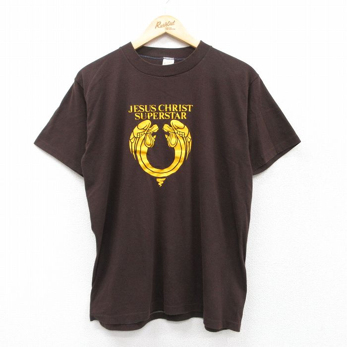 激安 超特価商店街  古着通販 80s 80年代 メンズ Tシャツ ビンテージ 半袖 L☆古着 トップス